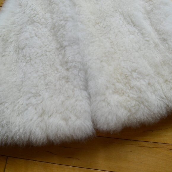 PLUSH Ueilam Vintage Alpaca Fur Vest Size L - Picture 4 of 16